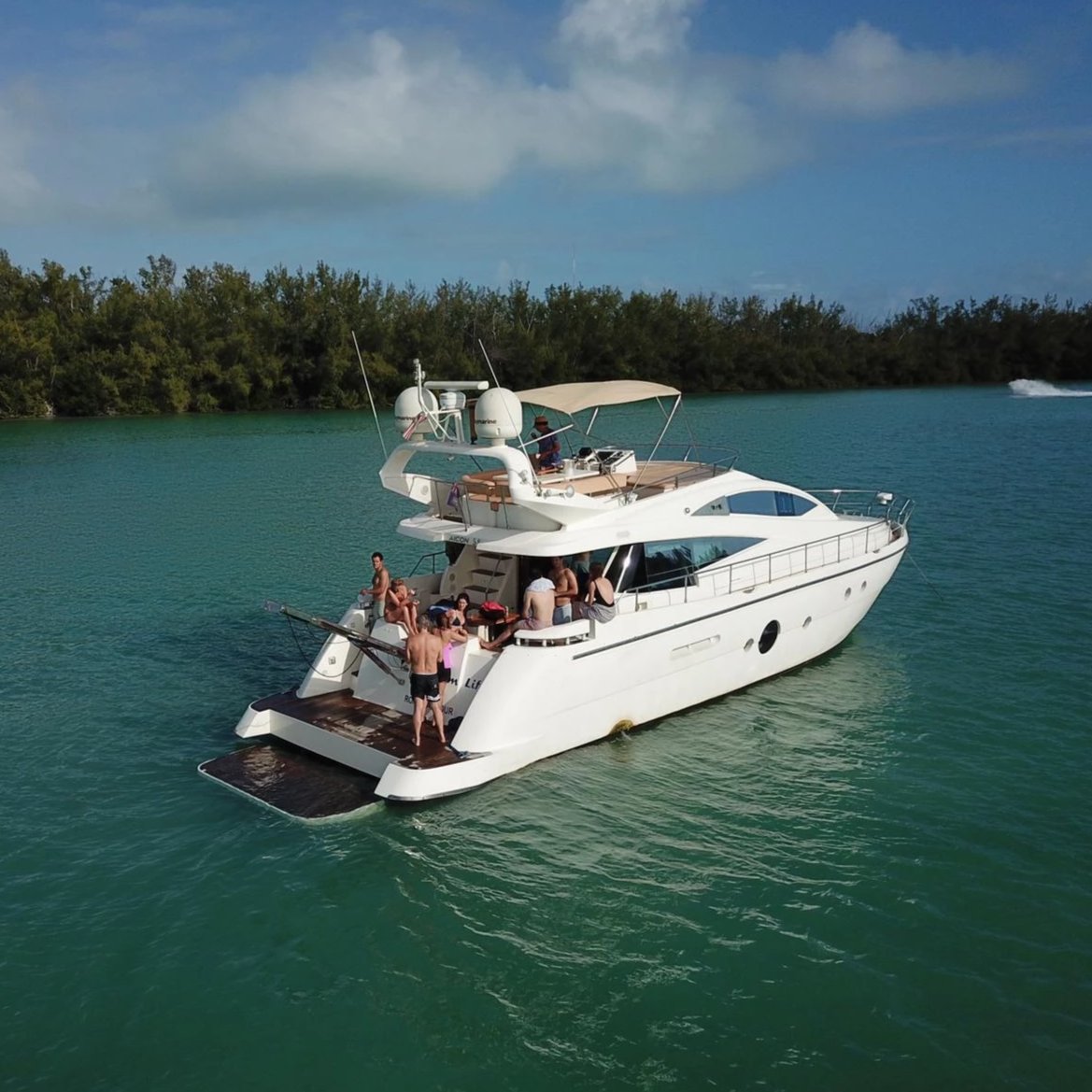 58' Aicon Yacht Rental Miami Captain Hook Boat Rentals Miami