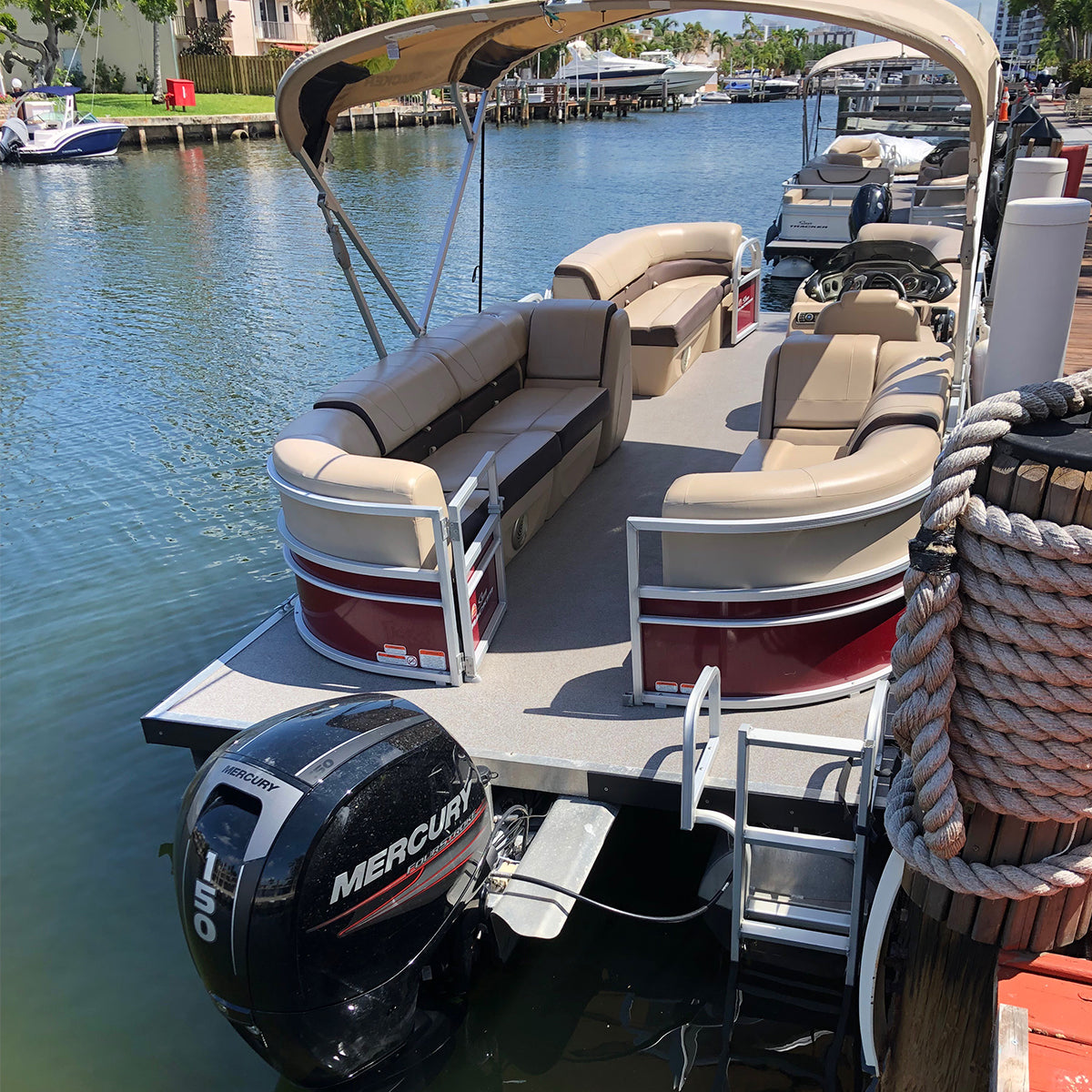 24' Pontoon Boat Rental In Miami Captain Hook Boat Rentals In Miami